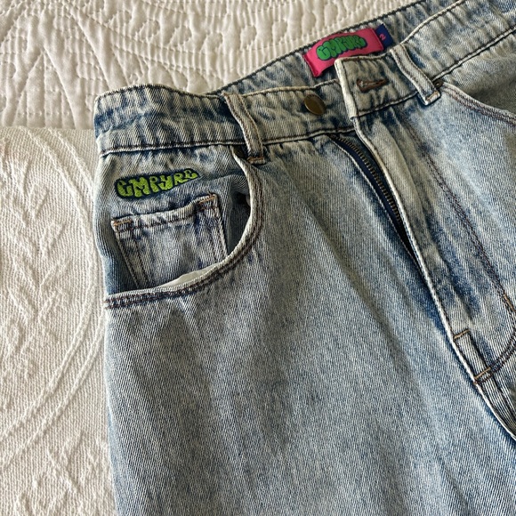 Distressed Light Blue Jeans - Picture 2 of 5